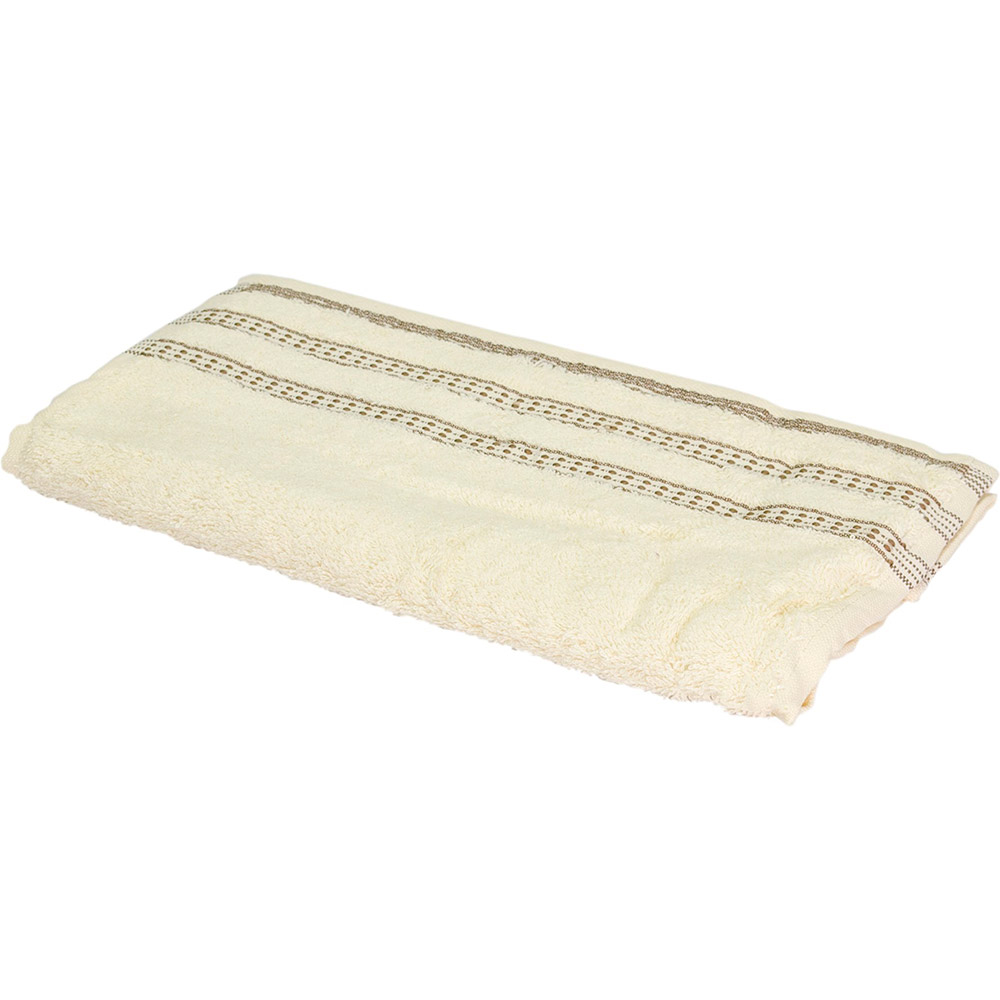 

Полотенце LORENZZO CARMEN 34х76 см Beige (76-167-119), Рушник для рукCARMEN 76-167-119