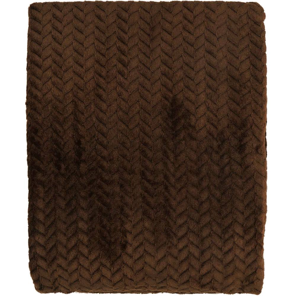 Плед ARDESTO Jacquard Braid 160х200см Brown (ART0205JB) Вид один предмет