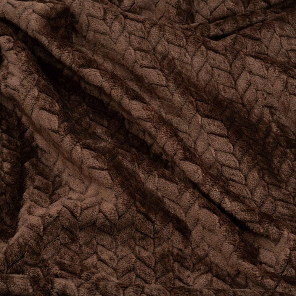 Плед ARDESTO Jacquard Braid 200х220см Brown (ART0206JB) Размер 200х220