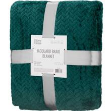 Плед ARDESTO Jacquard Braid 200х220см Emerald (ART0208JB)