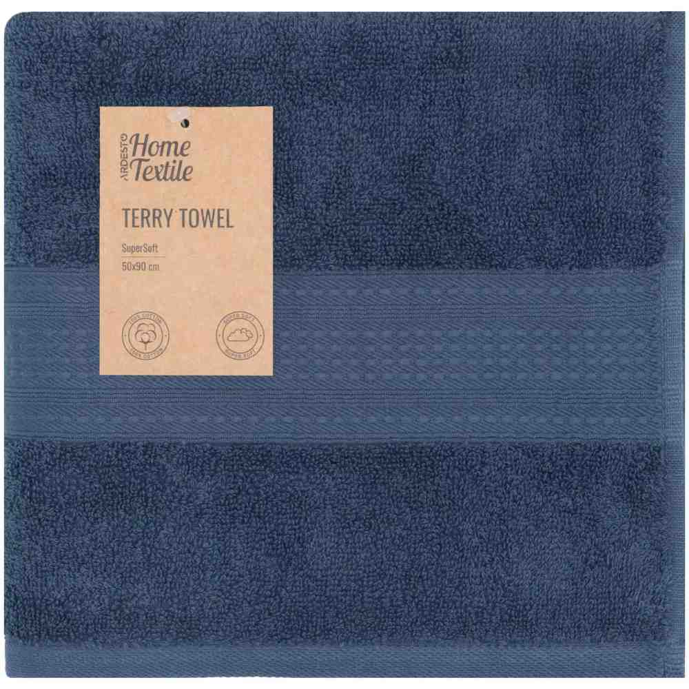 Полотенце ARDESTO SuperSoft 50 х 90 см Blue (ART2250DBP)