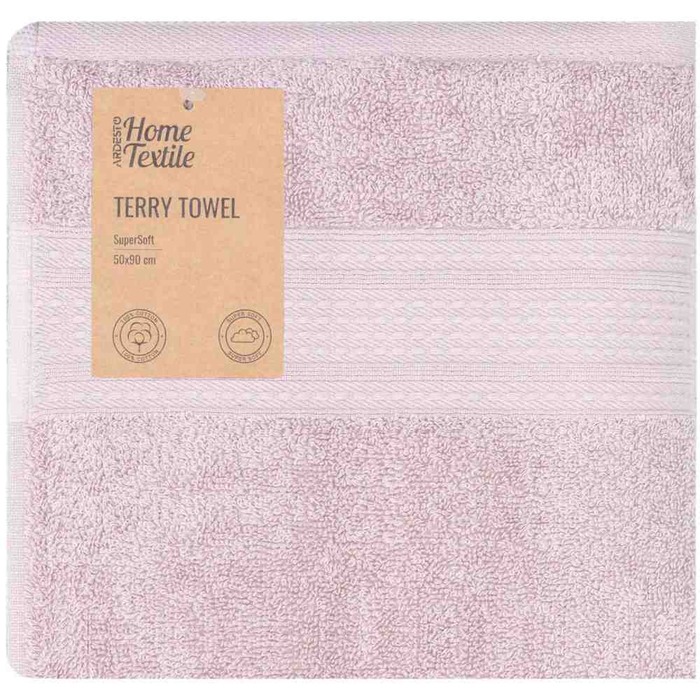 Полотенце ARDESTO SuperSoft 50 х 90 см Pink (ART2250SCP)