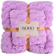 Набір рушників SOHO Sote 2 шт Lilac (35*75+70*140см, мікроф. Sote Lilac)