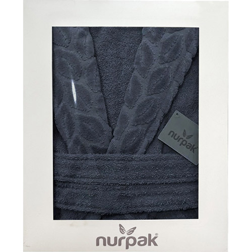 Халат SOHO Leaves 2XL/3XL Graphite (2070513720014)
