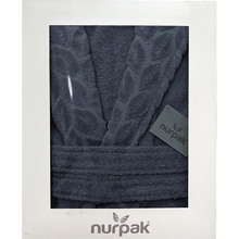 Халат SOHO Leaves 2XL/3XL Graphite (2070513720014)