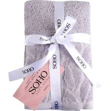 Набор полотенец SOHO 30*50 см 4 шт Leaves Gray
