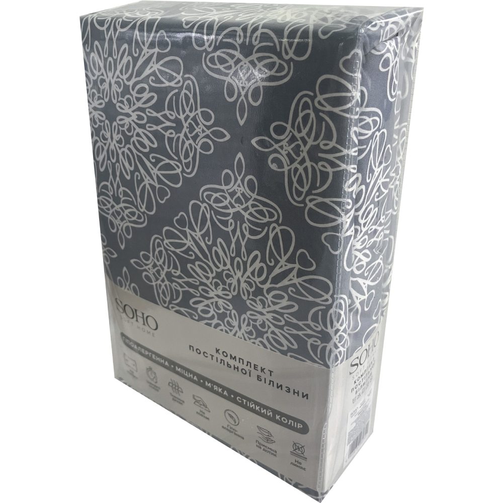 Комплект постельного белья SOHO 180 x 220 см Charme (PATTERN 3-D) Размер наволочки 50х70