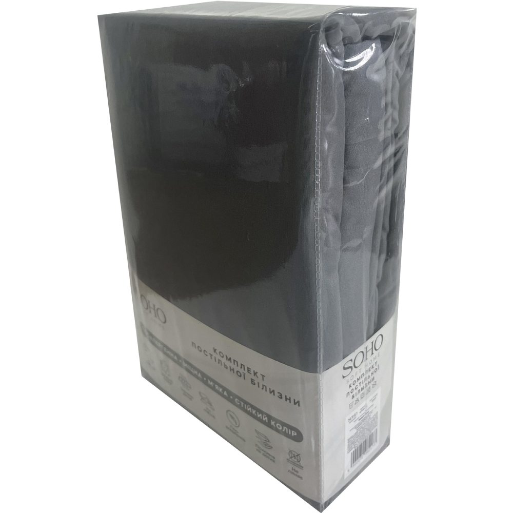 Комплект постельного белья SOHO 180 x 220 см Maison Grey (PATTERN 2-D) Размер наволочки 50х70