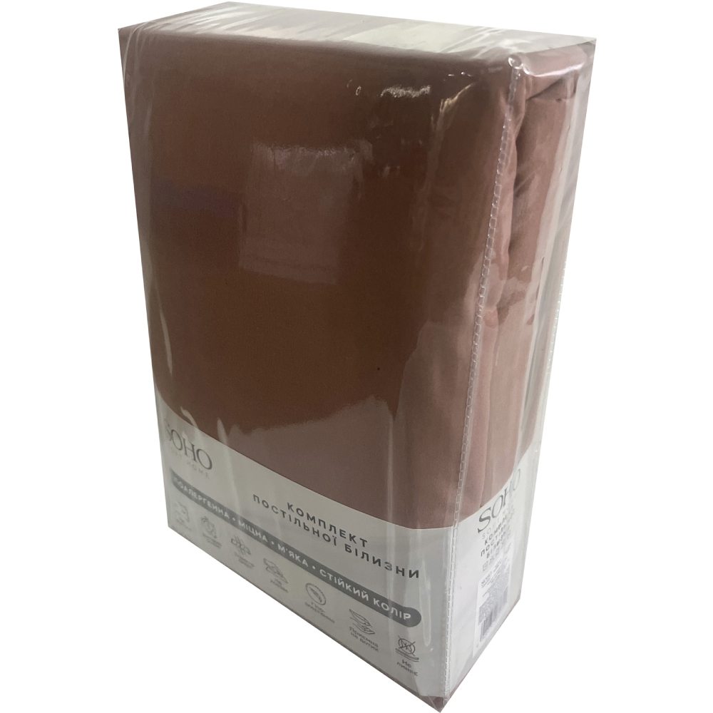 Комплект постельного белья SOHO 180 x 220 см Mocha Mousse (PATTERN 14-D) Размер наволочки 50х70