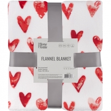 Плед ARDESTO Flannel Сердечки 160 х 200 см (ART0125PB)