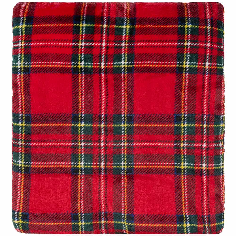 Плед ARDESTO Christmas Flannel 160х200см червона клітка Red (ART0133PB) Вид один предмет
