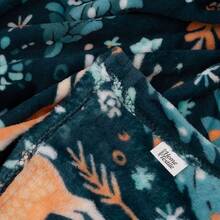 Плед ARDESTO Плед Christmas Flannel 160х200см Олені Green (ART0127PB)