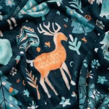 Плед ARDESTO Плед Christmas Flannel 160х200см Олені Green (ART0127PB)