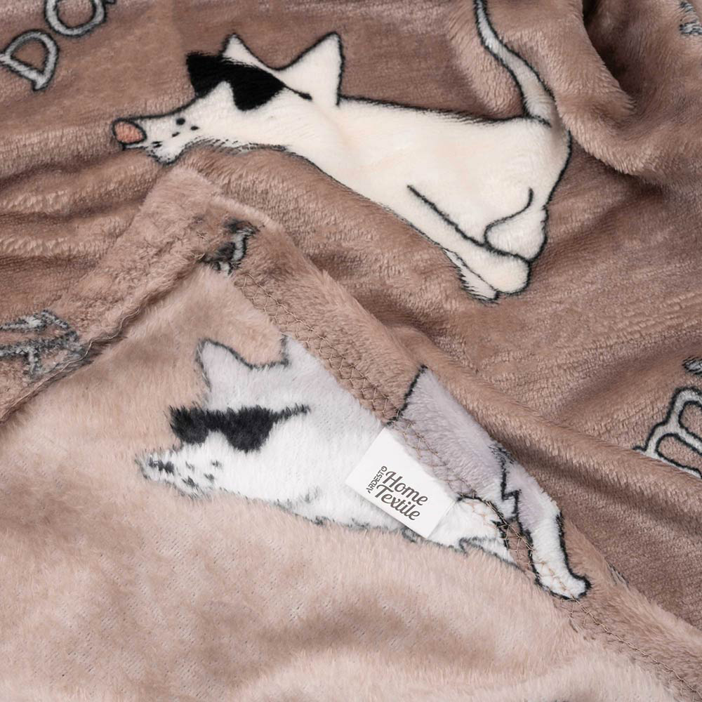 Плед ARDESTO Flannel 160х200см Собачки в очках (ART0129PB) Материал полиэстер 240 г/м²