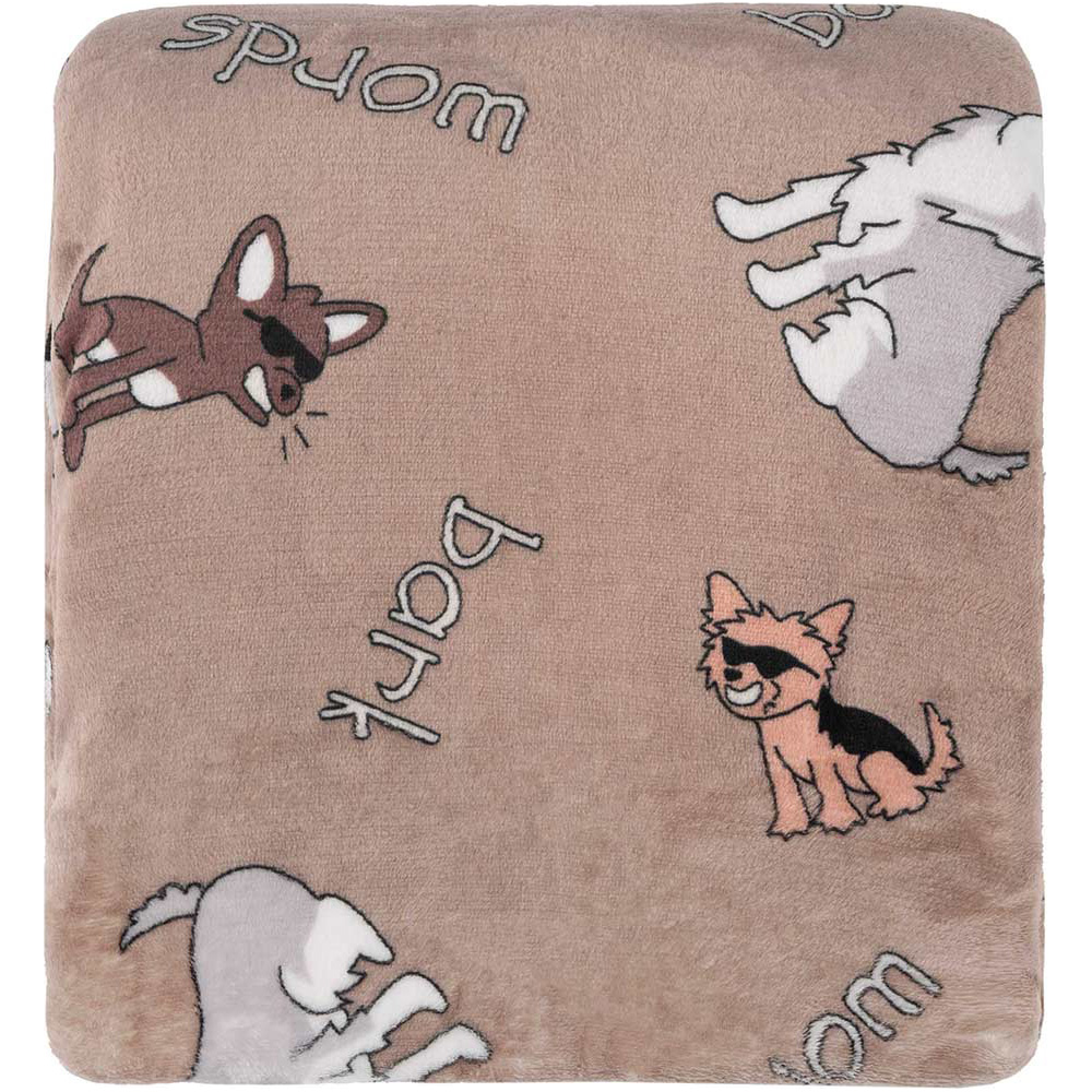 Плед ARDESTO Flannel 160х200см Собачки в очках (ART0129PB) Вид один предмет