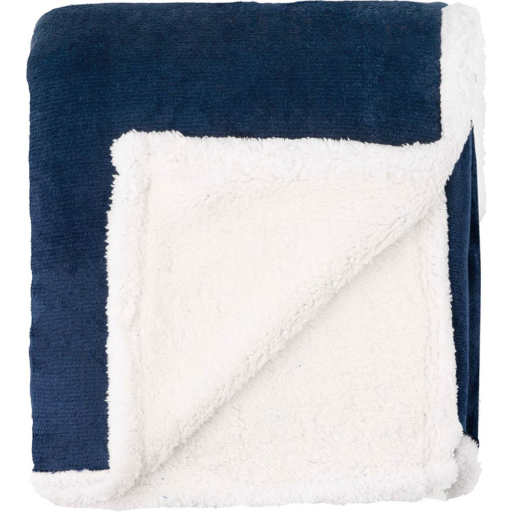Плед ARDESTO Sherpa 160х200см Синий темный (ART0204SH) Вид один предмет