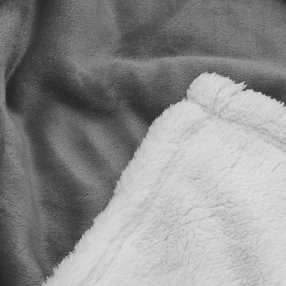 Плед ARDESTO Sherpa 160х200см Серый (ART0203SH) Цвет серый