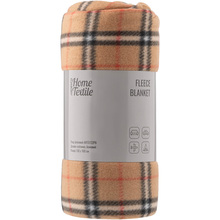 Плед ARDESTO Fleece 130x160см Клетка бежевый (ART0722PB)