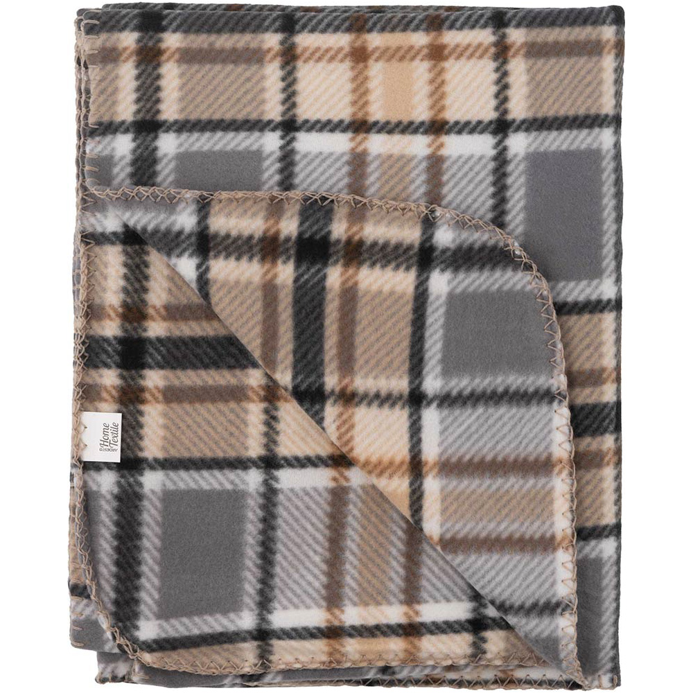 Плед ARDESTO Fleece 130x160см Клетка серый (ART0721PB) Цвет серый