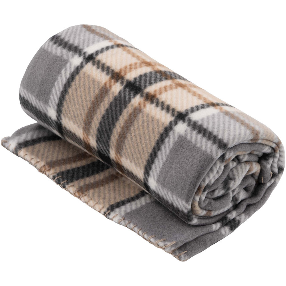 Плед ARDESTO Fleece 130x160см Клетка серый (ART0721PB) Вид один предмет