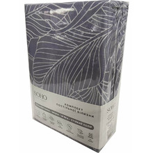 Комплект постільної білизни SOHO Сімейний 2 шт 150х200 см Leaves Grey ()Y933-2-4