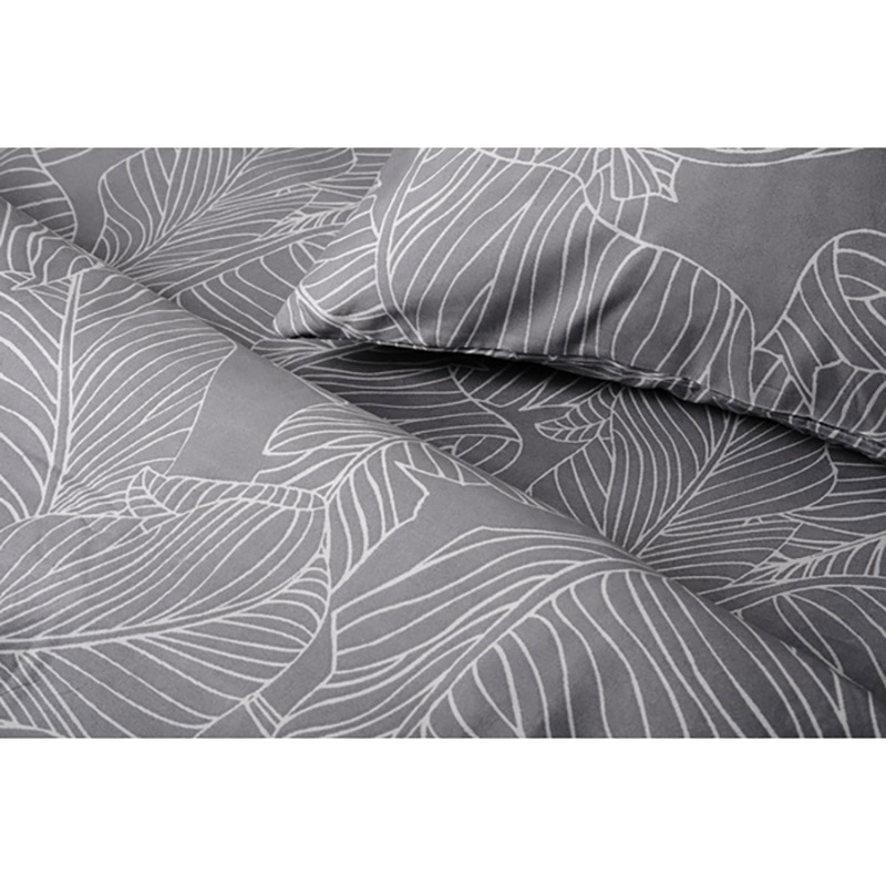 Комплект постільної білизни SOHO Сімейний 2 шт 150х200 см Leaves Grey ()Y933-2-4 Розмір підковдри 150х200