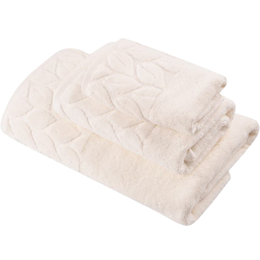 Полотенце SOHO Leaves Ivory 90 х 150 см (90*150 Leaves Iv) Размер 90 х 150