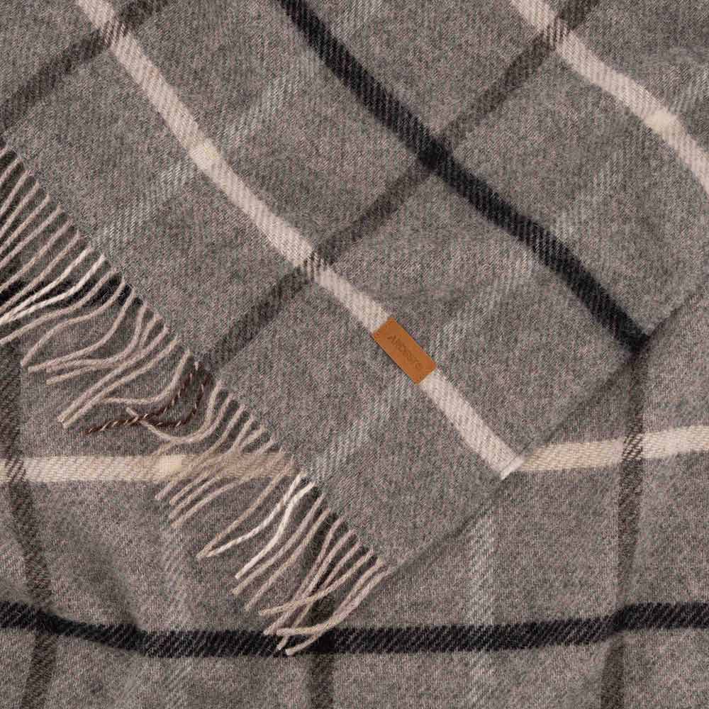 Плед ARDESTO Leonardo Alpina 140x200 см Grey (ART0703LM) Материал 100% шерсть