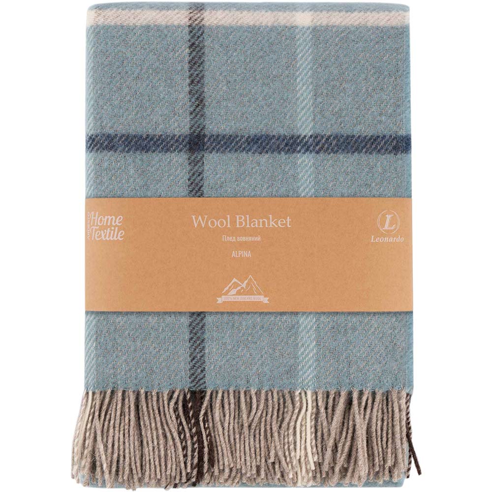 Зовнішній вигляд Плед ARDESTO Leonardo Alpina 140x200 см Blue (ART0704LM)