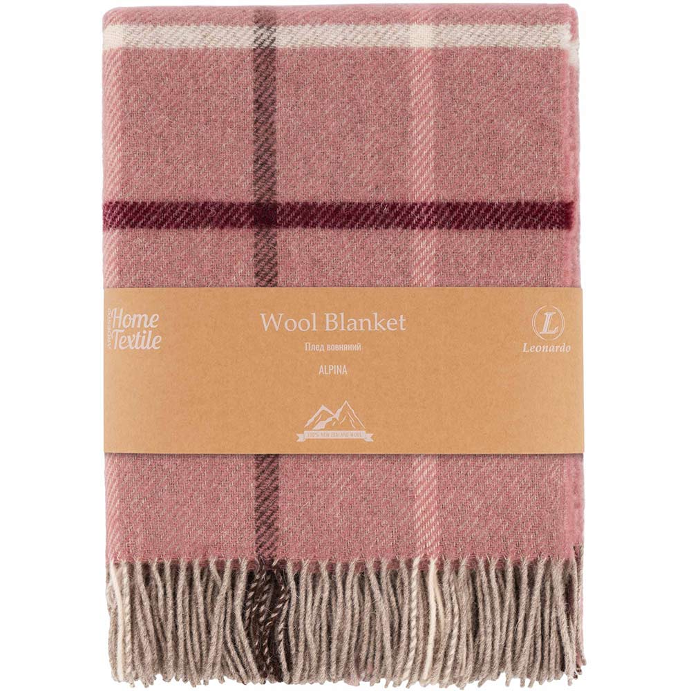 Внешний вид Плед ARDESTO Leonardo Alpina 140x200 см Pink (ART0701LM)