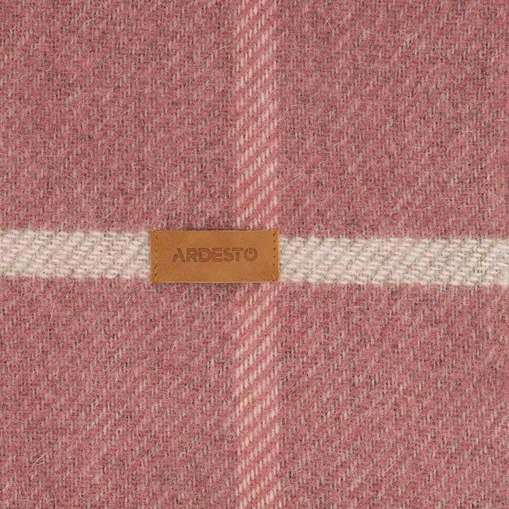 Плед ARDESTO Leonardo Alpina 140x200 см Pink (ART0701LM) Материал 100% шерсть