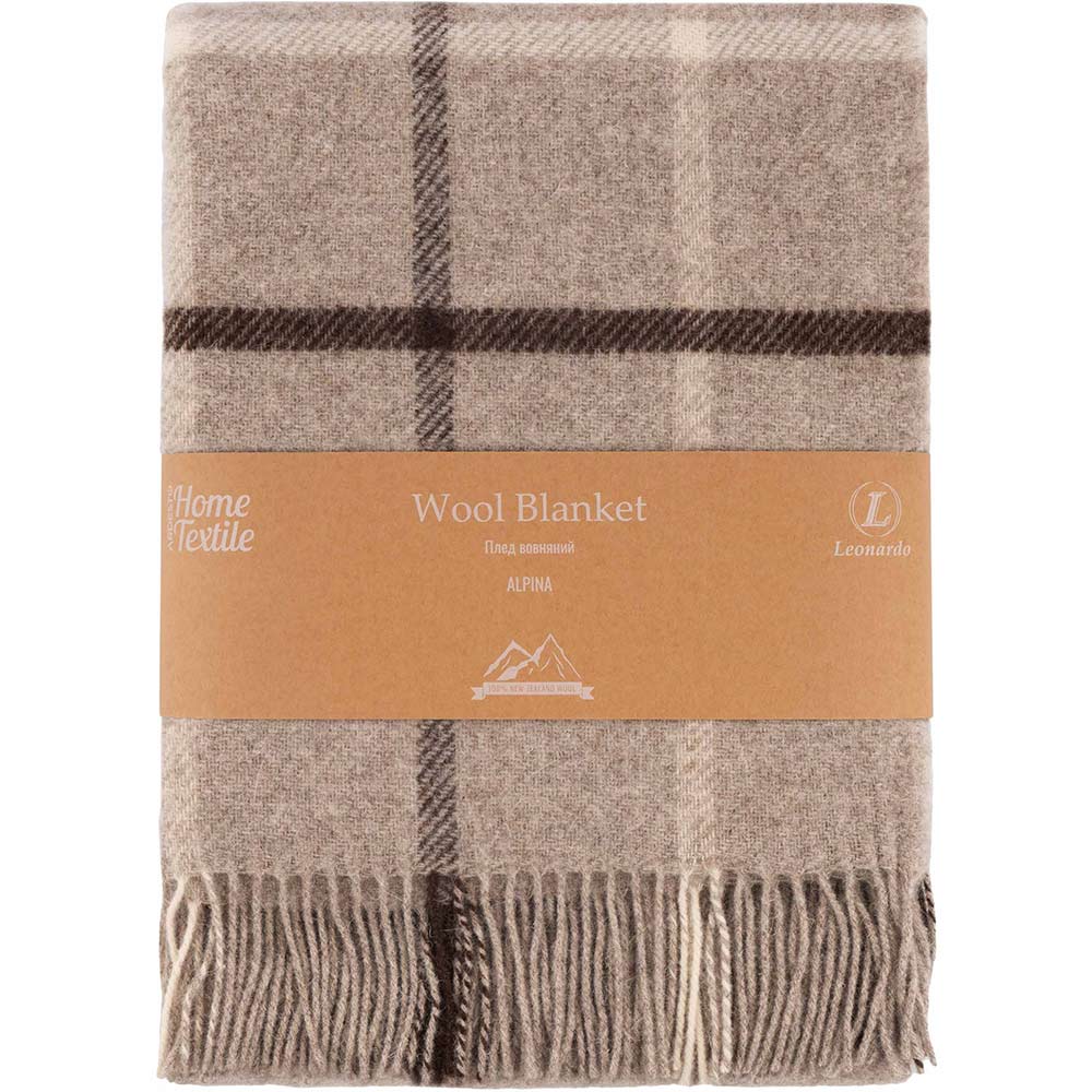 Внешний вид Плед ARDESTO Leonardo Alpina 140x200 см Beige (ART0702LM)