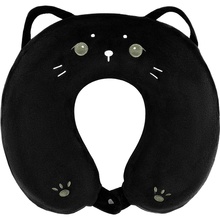 Подушка для шеи ARDESTO Travel Black Cat 30х30 см Black (ART3033NEP)