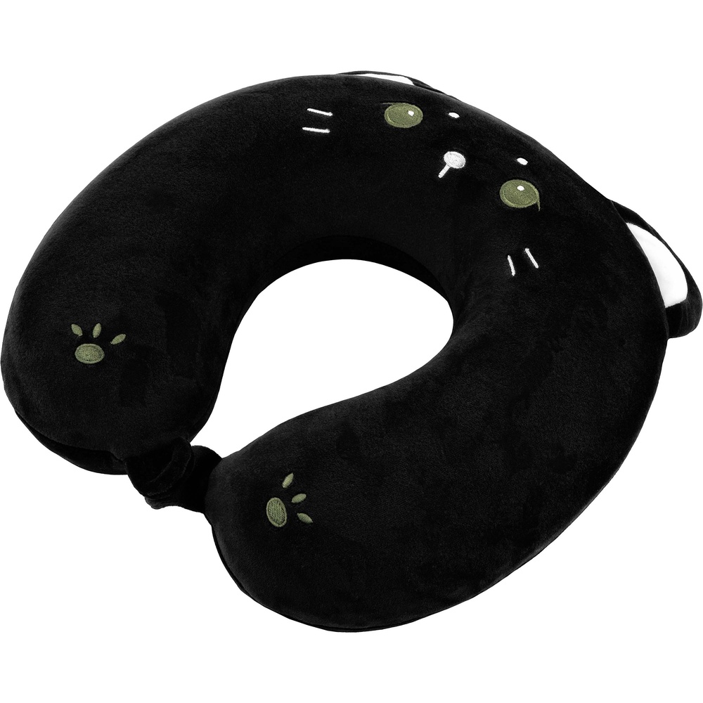 Подушка для шеи ARDESTO Travel Black Cat 30х30 см Black (ART3033NEP) Вид один предмет