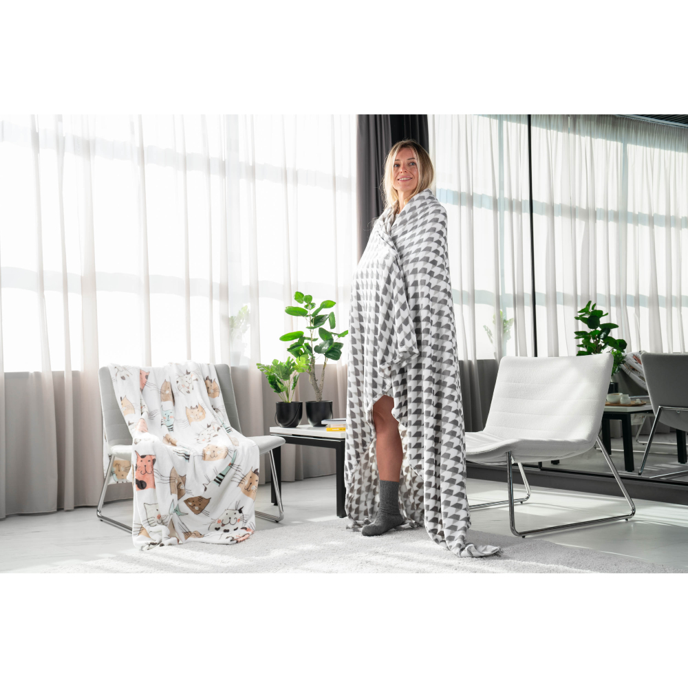 Заказать Плед ARDESTO Flannel 200 х 220 см Geometry (ART0105PB)
