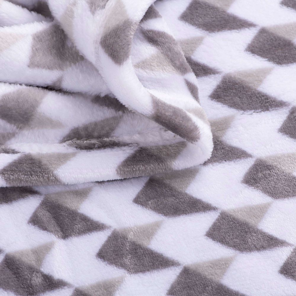 Плед ARDESTO Flannel 200 х 220 см Geometry (ART0105PB) Цвет коричневый