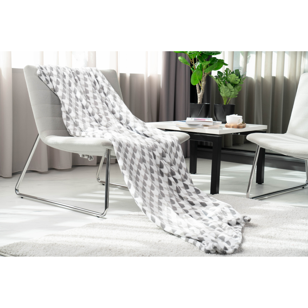 Внешний вид Плед ARDESTO Flannel 200 х 220 см Geometry (ART0105PB)