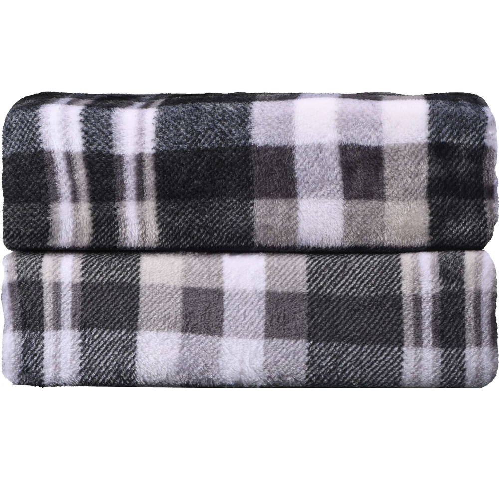 Плед ARDESTO Flannel 200 х 220 см Cell gray (ART0102PB) Вид один предмет