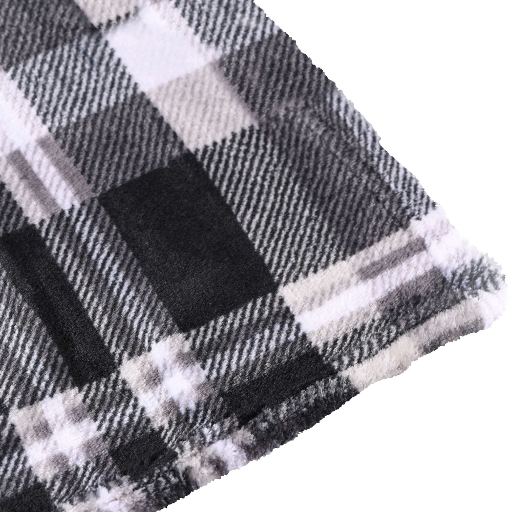 Плед ARDESTO Flannel 200 х 220 см Cell gray (ART0102PB) Размер 200 х 220