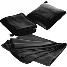 Плед-подушка Easy Gifts Radcliff 2 в 1 флис 180 x 120 см Black (277503)