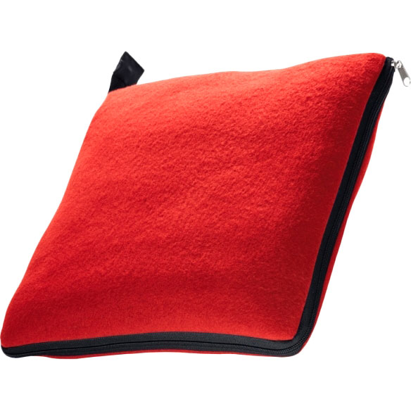 Плед-подушка Easy Gifts Radcliff 2 в 1 флис 180 x 120 см Red (277505) Размер 31 x 30 x 7.5 (подушка)