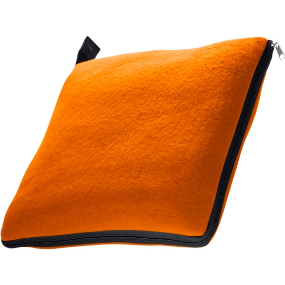 Плед-подушка Easy Gifts Radcliff 2 в 1 флис 180 x 120 см Orange (277510) Размер 31 x 30 x 7.5 (подушка)