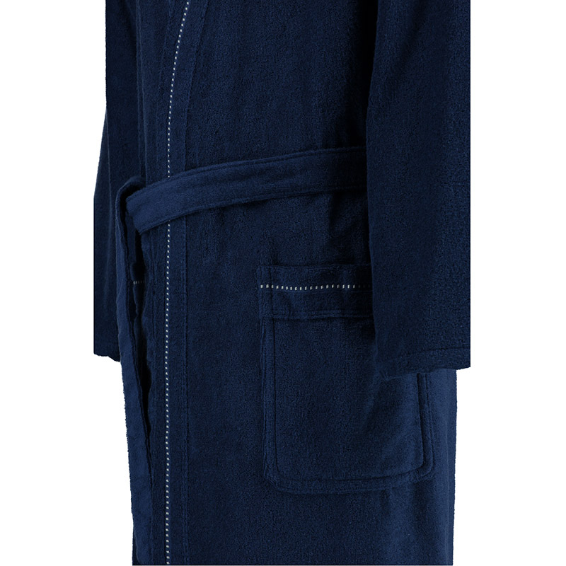 Халат CAWO Kimono Blue 125 см (4511013348) Застібка зав'язки