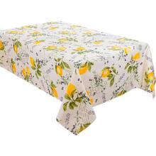 Скатертина водовідштовхувальна Lefard Home Textile Aroma Amarillo 140х140 см (715-301)