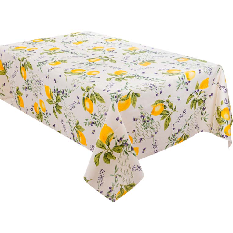 Скатертина водовідштовхувальна Lefard Home Textile Aroma Amarillo 140х180 см (715-302)