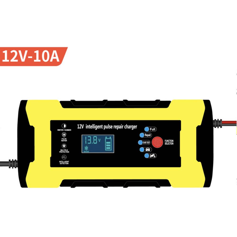 Зарядное устройство XOKO АКБ 12V 10A (XK-CC12-10А) Дополнительно ЖК-дисплей; десульфатация (восстановление), наличие вольтметра, интеллектуальная зарядка, импульсное.