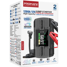 Пуско-зарядное устройство PROMATE PatrolPack-3 12000 mAh 1200A Jump Starter (patrolpack-3)