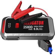 Пусковое устройство ALLIGATOR 1500A/2500A 25800mAh SMART-клеммы (JS847)