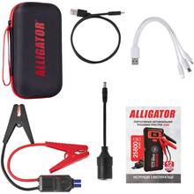 Пусковое устройство ALLIGATOR 1500A/2500A 25800mAh SMART-клеммы (JS848)