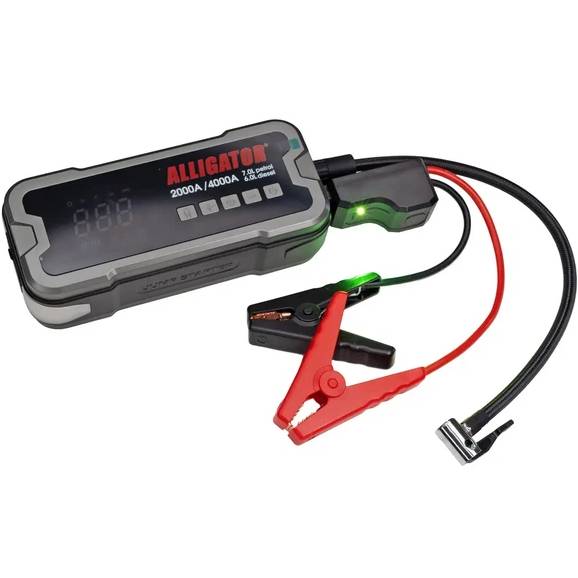 Фото Пусковое устройство ALLIGATOR 24000mAh 2000A/4000A kompressor 10Bar (JS850)